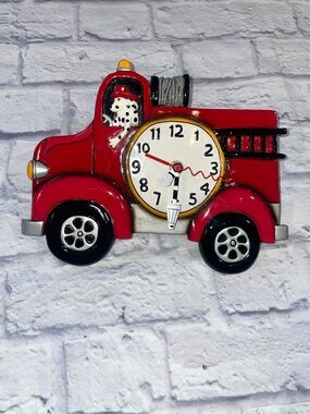 Allen Designs "Big Red" Firetruck Clock